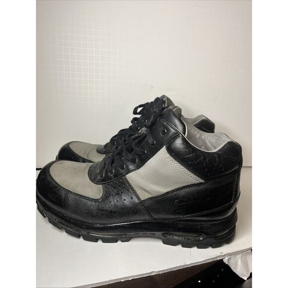 2009 Nike Air Max Goadome Boots II F/L Size 12 Black & Gray Vintage Retro Rare - Picture 9 of 15